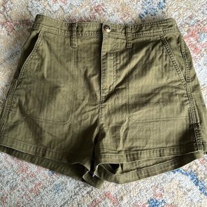 Green shorts